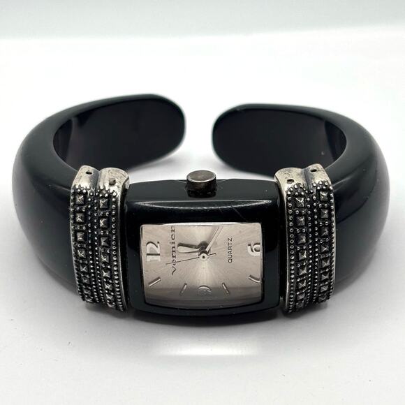 Black Vernier Cuff Watch - Picture 3 of 4
